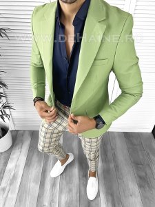 Tinuta barbati smart casual Pantaloni + Camasa + Sacou B8852