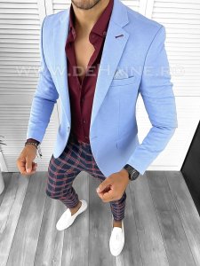 Tinuta barbati smart casual Pantaloni + Camasa + Sacou B8839