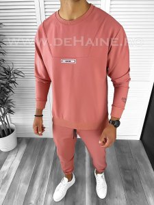 Trening barbati roz pantaloni + bluza oversize B8036 P19-2.1