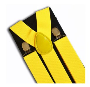 Bretele barbati galbene ZR A4903