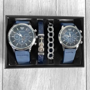 Set ceasuri pentru dama si barbati+bratara B9251