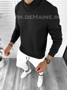 Bluza barbati neagra slim fit 2660 17-1 1.2.3