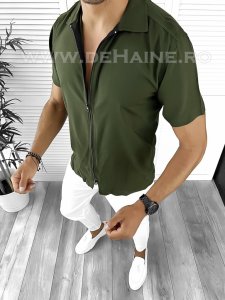 Camasa barbati slim fit kaki B9315 P19-7.1