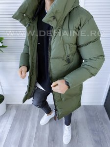 Geaca barbati groasa kaki de iarna B6191 E