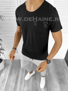 Tricou barbati slim fit negru B9430 P0-2.3