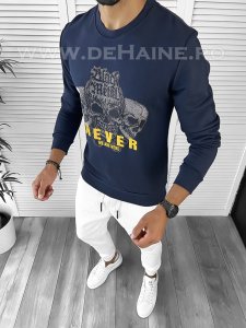Bluza barbati bleumarin slim fit 2735 i8-2 w18-3