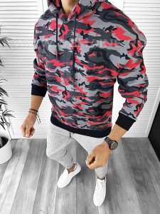 Hanorac barbati oversize camuflaj K348 115-2