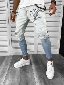 Blugi barbati conici albastri 364 G3-4*