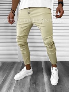 Pantaloni barbati casual bej KA8507 D5-1