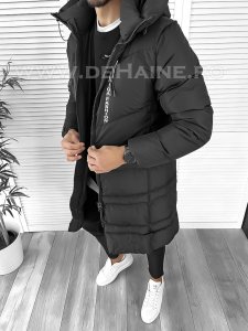 Geaca barbati groasa neagra de iarna 1550 Z2 E