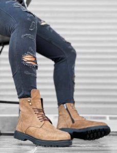 Ghete barbati maro B9765 E