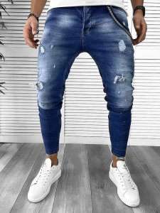 Blugi barbati conici albastri 369 B14-1*