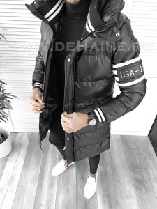 Geaca barbati groasa neagra de iarna 9021 *N1-5