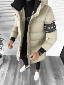 Geaca barbati groasa bej de iarna 9025 125 E
