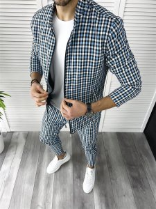 Trening barbati slim fit Pantaloni + Hanorac B9865 44-3.4.5