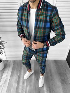 Trening barbati slim fit Pantaloni + Hanorac B9881 122-1.2