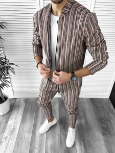 Trening barbati slim fit Pantaloni + Hanorac B9885 39-2.1