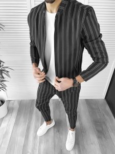 Trening barbati slim fit Pantaloni + Hanorac 10005 I8-4.5.6