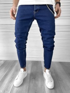 Blugi barbati conici albastri 1690 H7-6