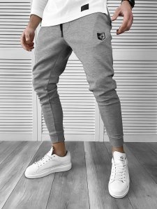 Pantaloni de trening gri conici 10042 N5-6.1