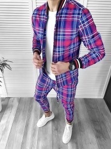 Trening barbati slim fit Pantaloni + Hanorac 10028 38-2.3