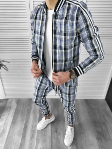 Trening barbati slim fit Pantaloni + Hanorac 10030 37-4.1