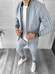 Trening barbati slim fit Pantaloni + Hanorac 10034 43-4.2
