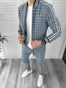 Trening barbati slim fit Pantaloni + Hanorac 10035 55-1.2