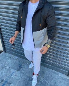 Geaca barbati primavara neagra 10063 P19-3.3