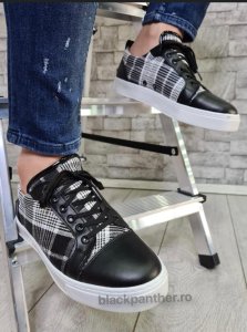 Adidasi barbati casual negri R179 99-3 E