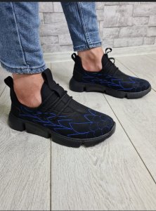 Adidasi barbati casual negri R186 99-2 E