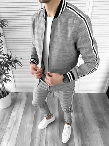 Trening barbati slim fit Pantaloni + Hanorac 10139 128-2