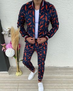 Trening barbati slim fit Pantaloni + Hanorac 10162 I13-1.2