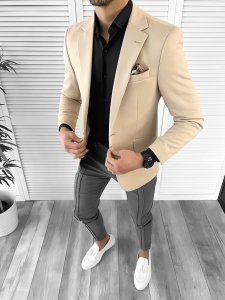 Tinuta barbati smart casual Pantaloni + Camasa + Sacou 10175