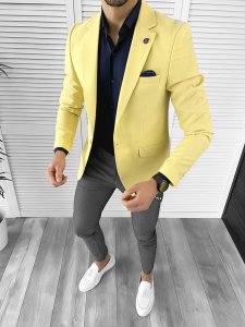 Tinuta barbati smart casual Pantaloni + Camasa + Sacou 10261