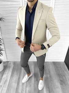 Tinuta barbati smart casual Pantaloni + Camasa + Sacou 10267