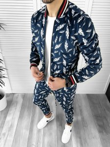 Trening barbati slim fit Pantaloni + Hanorac 10280 96-3.1