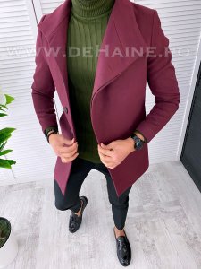 Palton barbati iarna grena A3001 O6-1.2