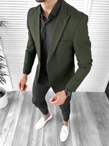 Tinuta barbati smart casual Pantaloni + Camasa + Sacou 10307