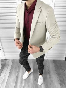 Tinuta barbati smart casual Pantaloni + Camasa + Sacou 10309