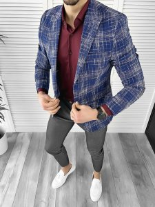Sacou barbati slim fit 10345