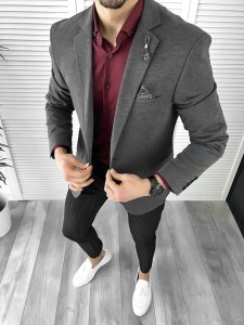 Sacou barbati slim fit 10349 34-3.2