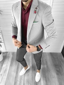 Sacou barbati slim fit 1200 91-4.1