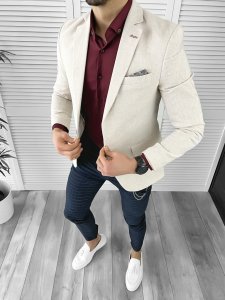Tinuta barbati smart casual Pantaloni + Camasa + Sacou 10352