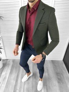 Tinuta barbati smart casual Pantaloni + Camasa + Sacou 10353