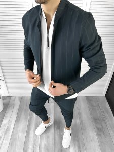 Trening barbati slim fit Pantaloni + Hanorac 10391 20-3.3