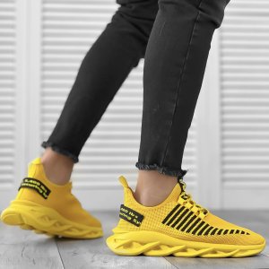 Adidasi barbati casual galbeni 10481