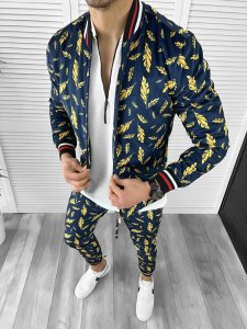 Trening barbati slim fit Pantaloni + Hanorac 10460 107-4