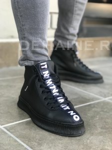 Ghete barbati negre ZR A6762 A31-4