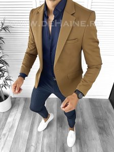 Tinuta barbati smart casual Pantaloni + Camasa + Sacou B8466